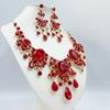 Elegant Rhinestone Jewelry Set Shiny Wedding Bridal Accessories  Party Dress Up