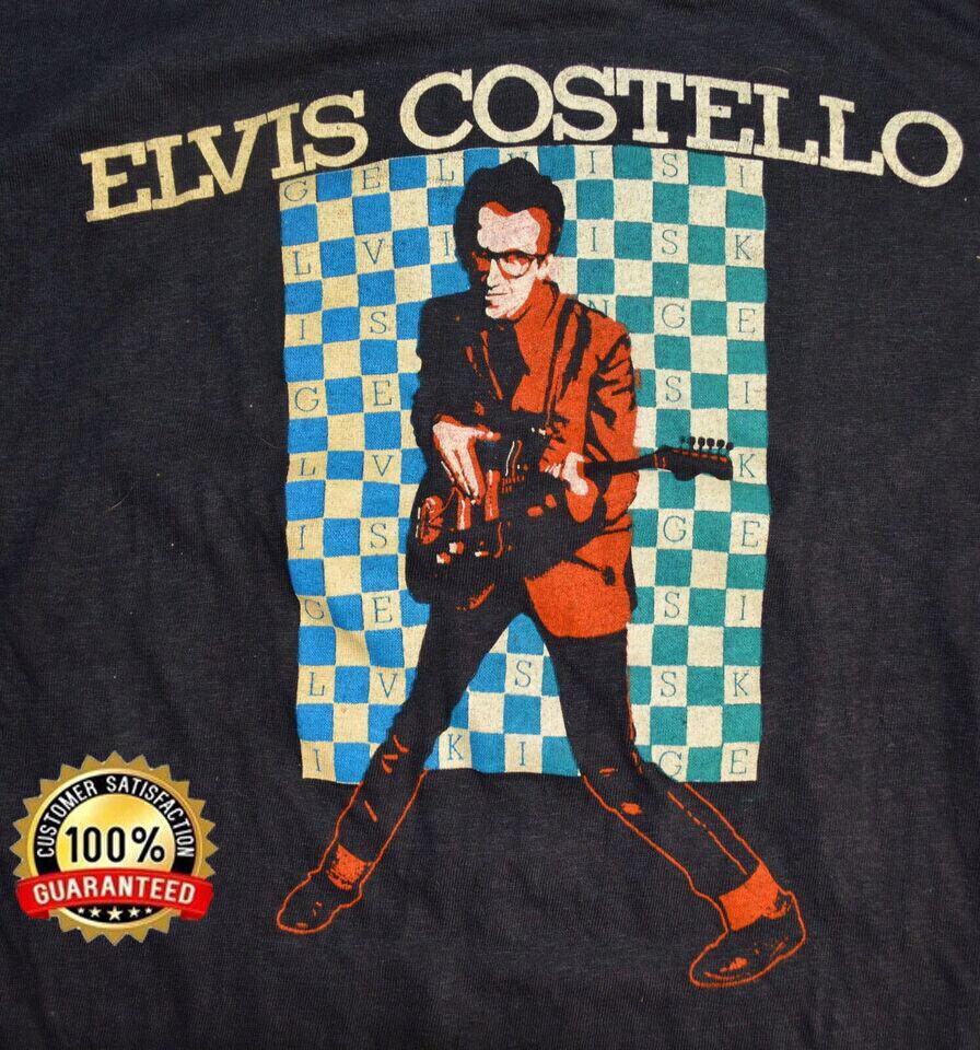 Elvis Costello New Unisex Retro Music Shirt HT068 Unisex T-Shirt S