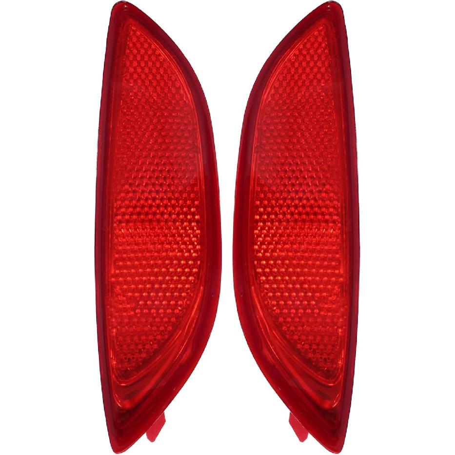 

ApplianPar 2Pcs Rear Left and Right Side Bumper Reflector for Hyundai Accent Sedan 2012 2013 2014 2015 2016 2017