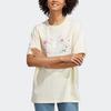 Adidas Originals Sakura Limited Edition SS23 Floral Logo Print Casual Round Neck Short Sleeve Tee Women Tops Milk-White IP3751