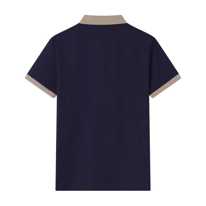 Gant 2025 Sommer Herre Ny Broderi Ensfarget Løs Hurtigtørkende Business Casual Poloskjorte