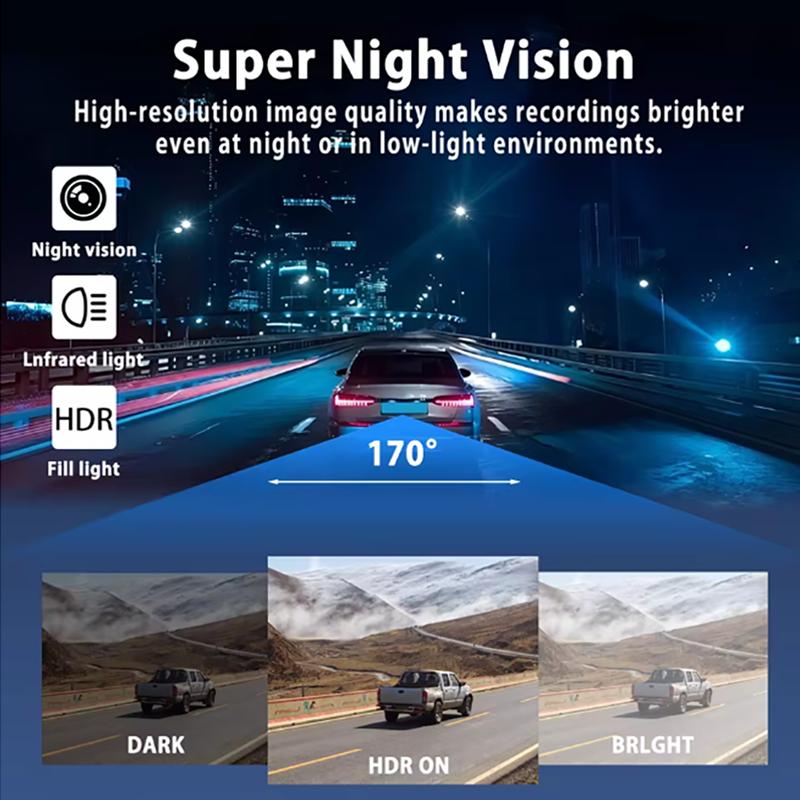 New 360° Car Camera 4Lens 1080P Dash Cam auto Night Vision car recording camera Car DVR Front Rear View Camera Casr accessory