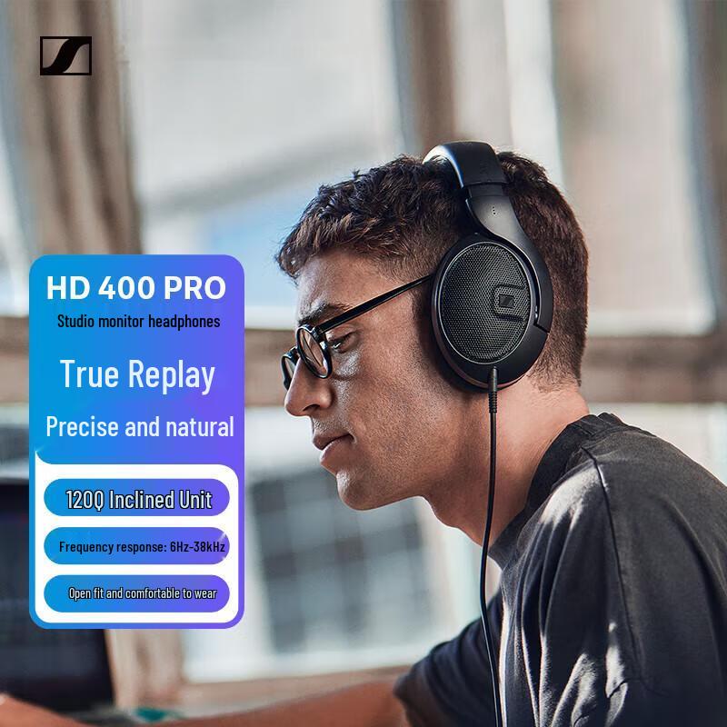 

Sennheiser HD400 PRO Professional Open-back Studio Monitoring Headphones