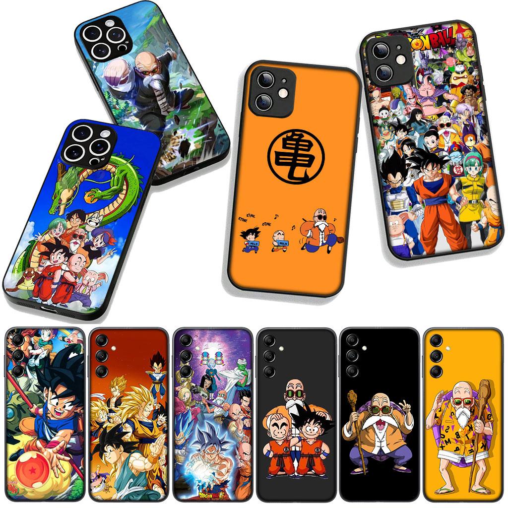 for Samsung Galaxy A25 A37 A57 A12 A14 A50 A51 A70 A71 A72 M15 Note 20 9 8 10 Case Kame Sennin Dragon Gokus Master Roshi Ball