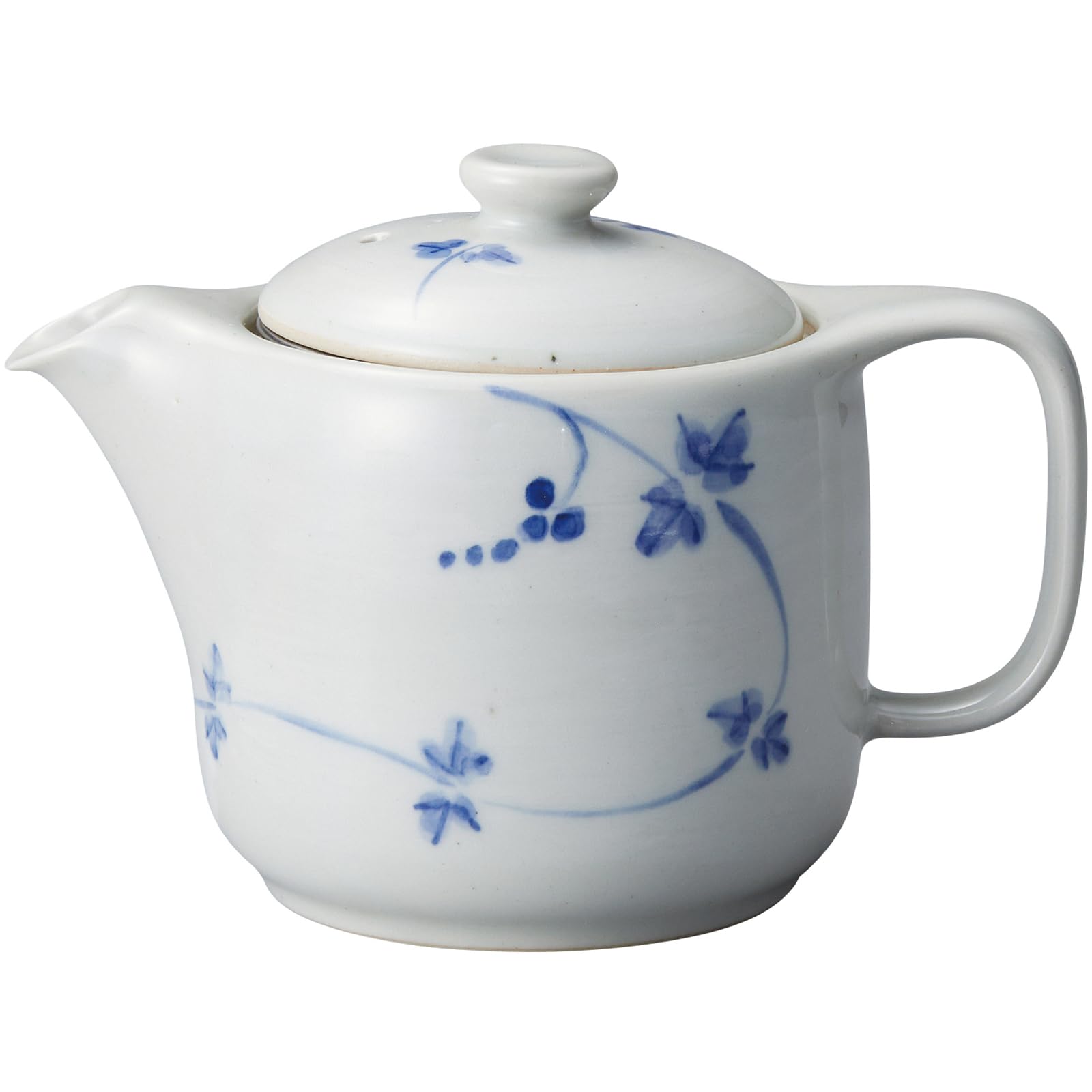 

Banko Ware Aigama Yui ZEN Teapot with Strainer, Mountain Grape Design, 350ml Capacity, Ceramic, Made in Japan, Product Number 18979