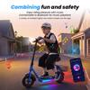 iScooter IK7 Kids Electric Scooter 250W 4.5Ah 8.5''Tires Removable Seat APP Control 3-Speed Rang 11-15KM Electric Scooter for Kids