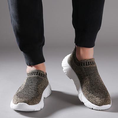Mocassini da Uomo alla Moda Autunno Scarpe Sportive Casual Leggere da Esterno Piattaforma Calzini Elastici alla Moda Scarpe Vulcanizzate Basse 2025