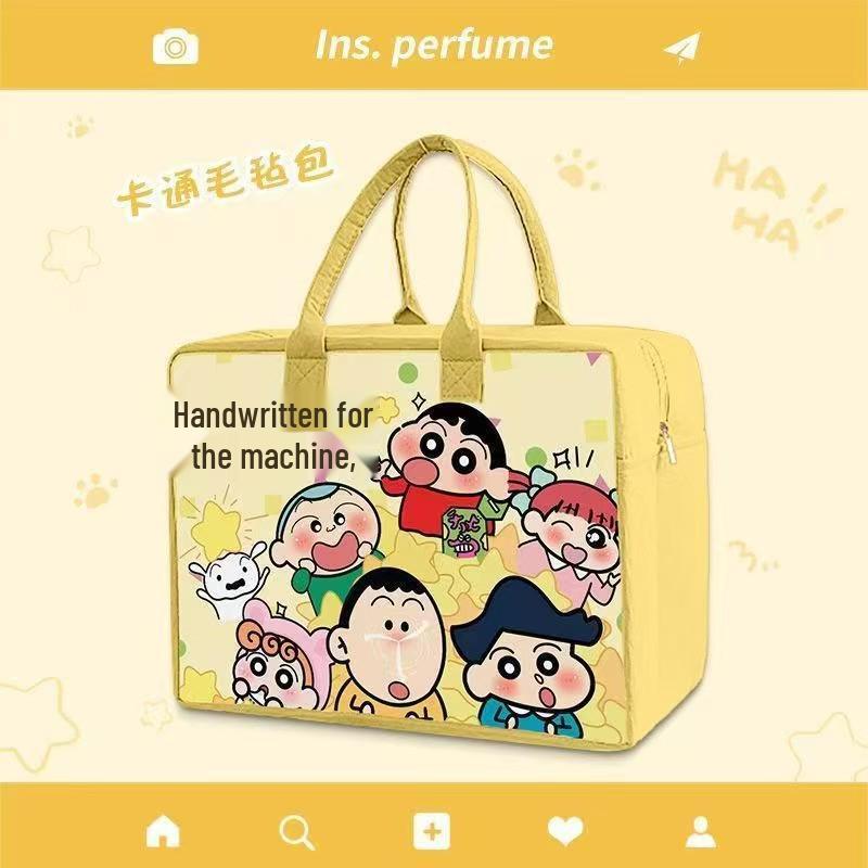 Large Capacity Cute Cartoon Felt Travel Bag