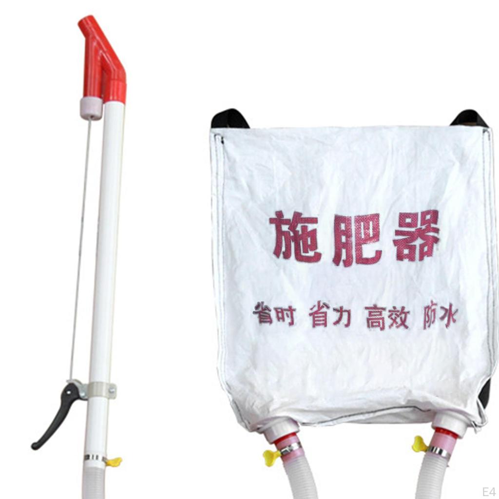Back Carrying Woven Bag Manual Spreader 10 Kg Capacity for Agricultural Use Sturdy Multipurpose