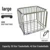 Jun Ding Ying Stainless Steel Large Ball Storage Cart