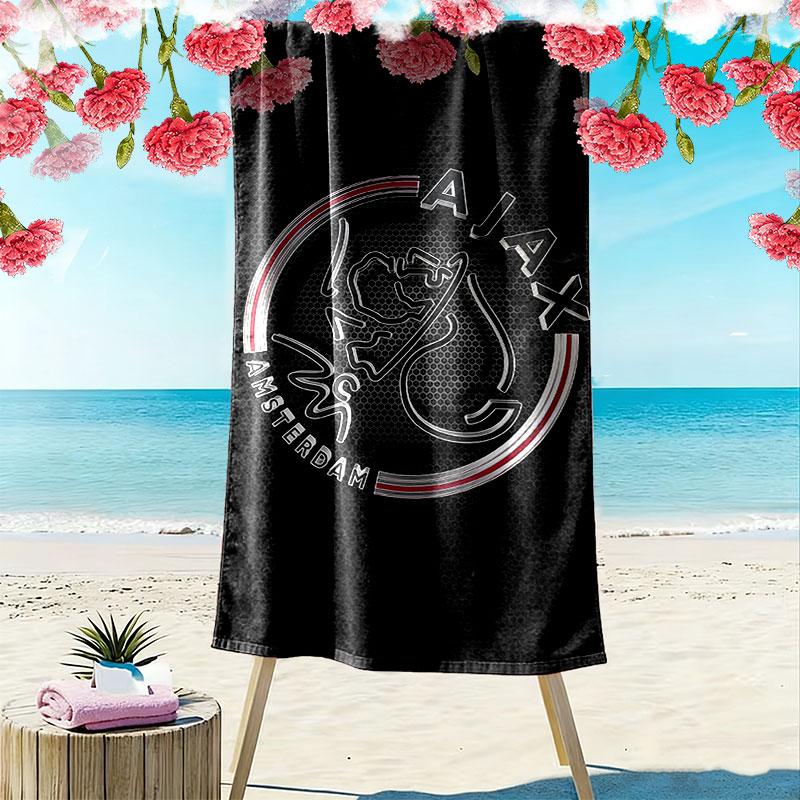 AFC Ajax Print Strandtuch, Großes Weiches Schnelltrocknendes Handtuch für Strand Camping Schwimmen
