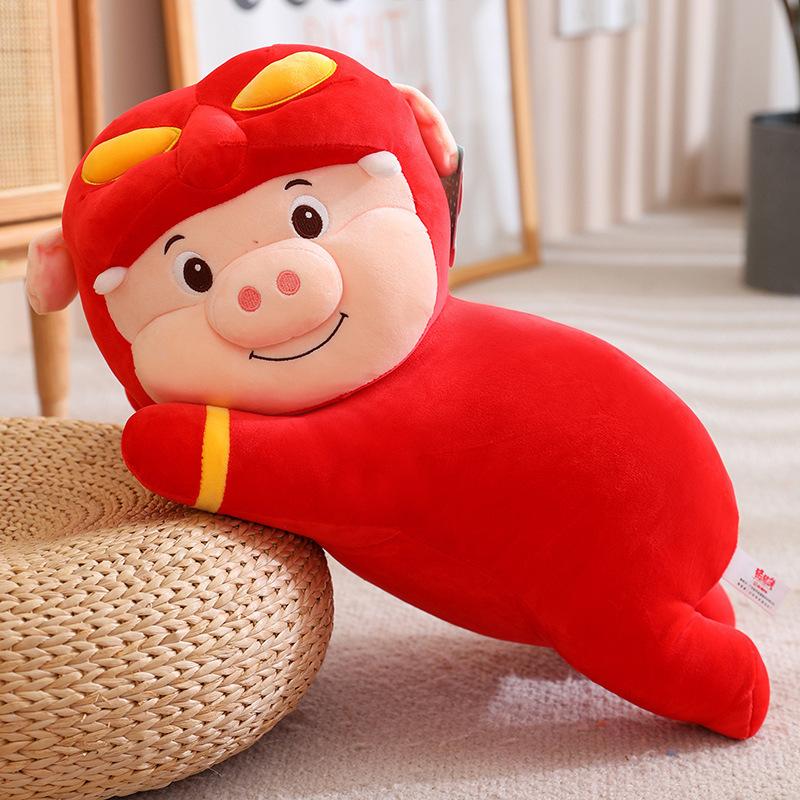 Genuine DuoAi Pig Man Doll Cute Piglet Plush Toy Children's Companion Doll Holiday Gift for Boys and Girls