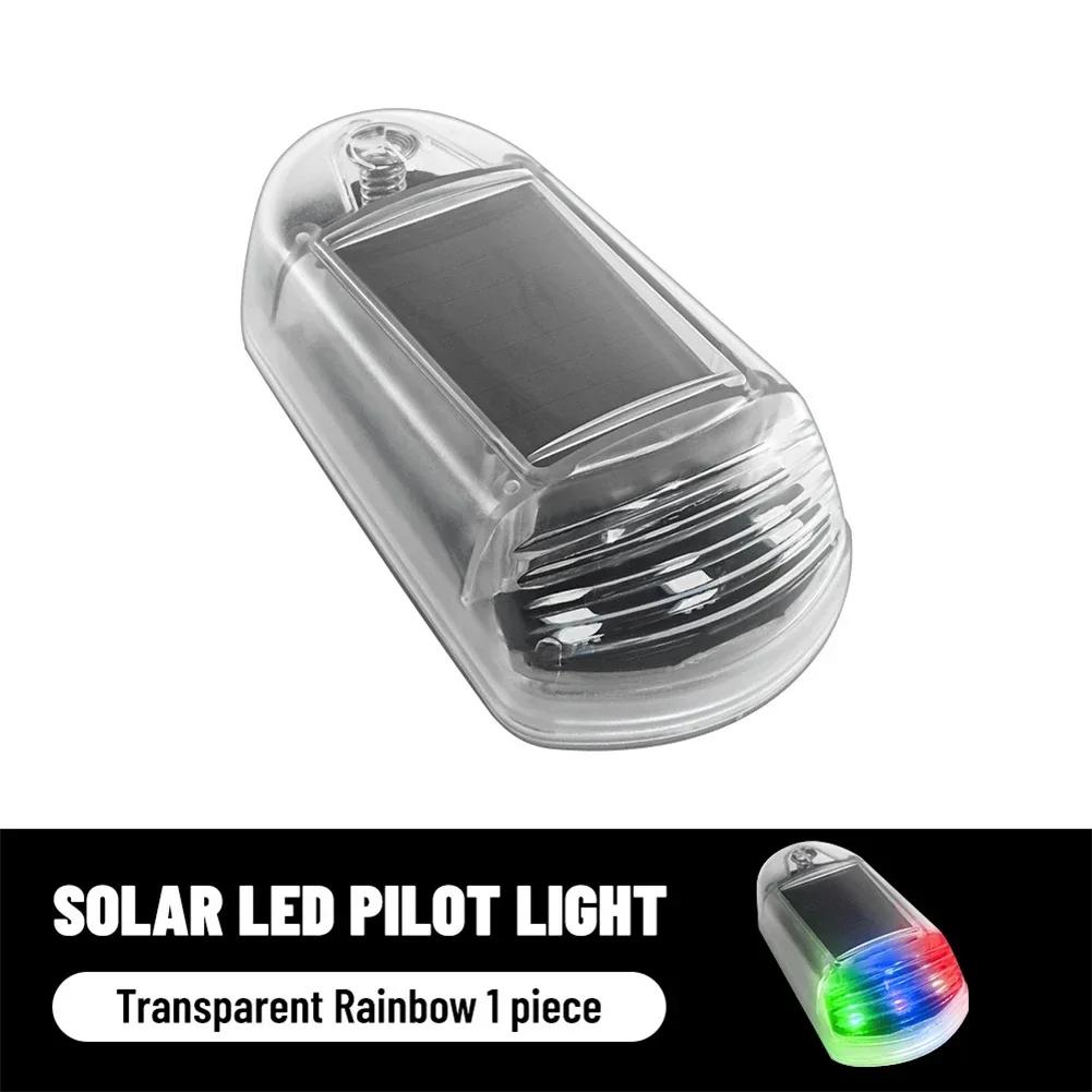 New 12V LED Solar Roof Mouse Light Punch-Free 7-Color App Control Wireless Cab LED Light For Trucks Modification Warning Light