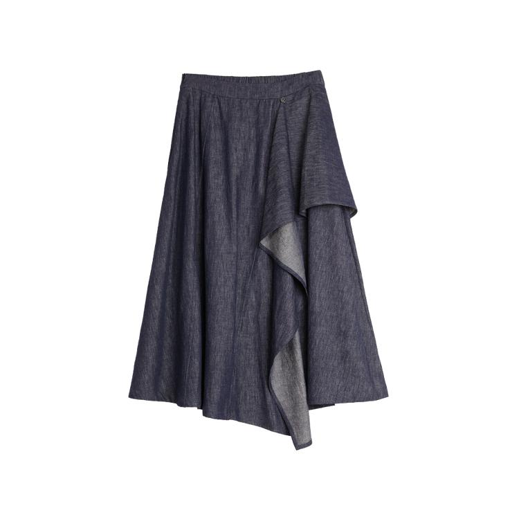 ELLE Simple Comfortable Versatile Irregular Elegant French Ruffle Casual Skirt Women skirts EL51523