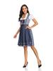 German Oktoberfest Plaid Beer Party Dress for Women