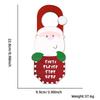 Christmas Decorations Wooden Door Hanging Cartoon Santa Claus Snowman Christmas Shopping Mall Store Layout Door Handle Pendant