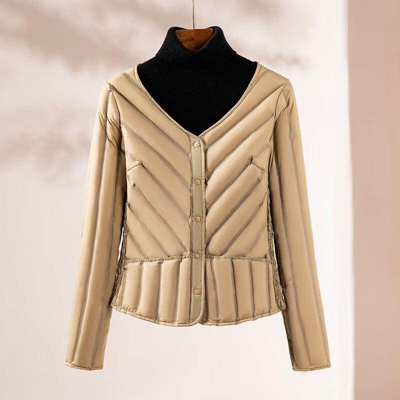 

SNOWFLYING Women s 2024 Lightweight Collarless Down Jacket 2XL