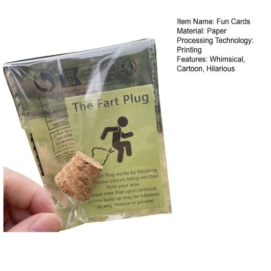 Funny No Farting Prank Card Humorous Card Games Creative Cards Set for Laughter & Entertainment Novelty Gag Gift for Parties Joke