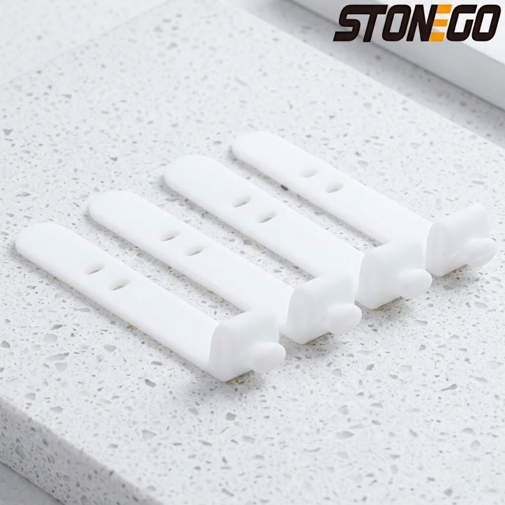 

4Pcs Silicone Cable Organizer Cord Management Ties Headphone Charger Wire Wrap Storage Solutions