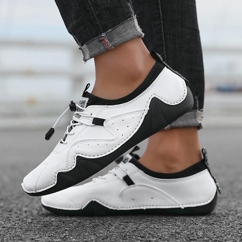 Mode Herren Sneaker mit flachem Boden Atmungsaktiv Bequem zum Gehen Weiche Sohle Luxus Slipper Bequeme Markenschuhe Zapatillas