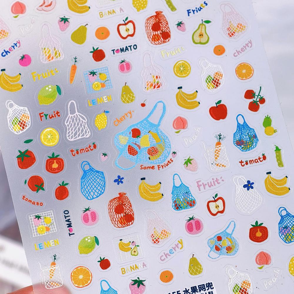 1pcs 5D Colorful Rhinestones Pumpkin Ghost Nail Art Halloween Stickers Adhesive Transfer Nail Decoration Decals Accessory