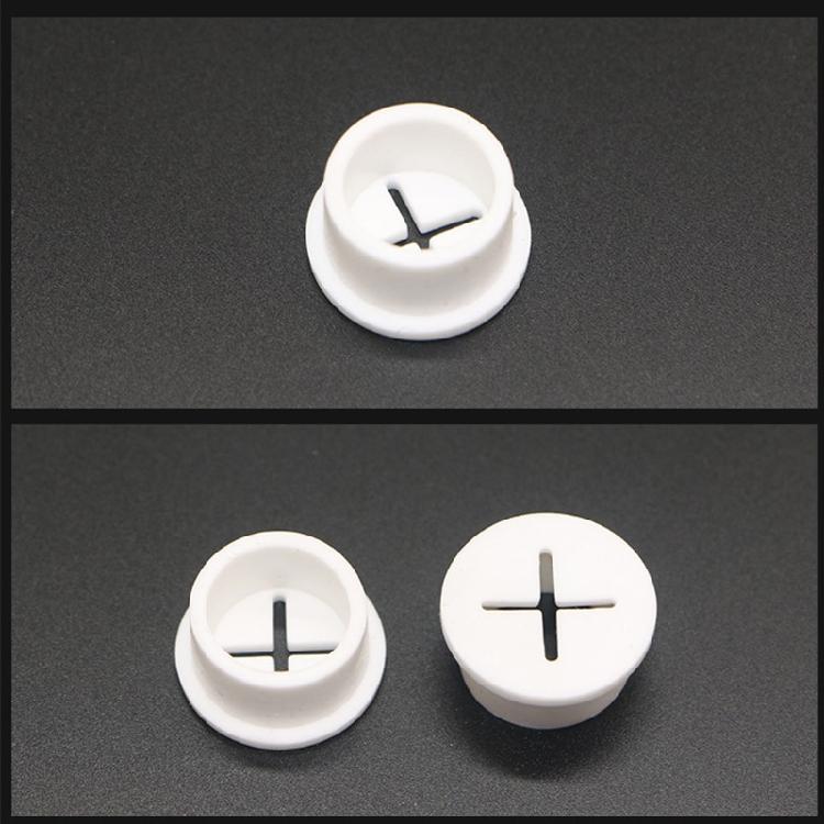 10 Pcs Wire Cable Hole Cover Flexible Desk Rubber Grommet Hole Cable Management