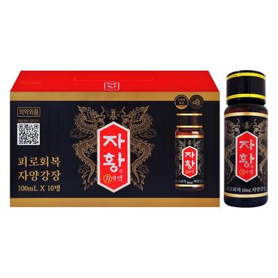 Chong Kun Dang Ja-hwang Power Liquid Fatigue Recovery Nutrient Tonic, 100ml, 10 Pieces
