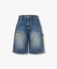STUDIO TOMBOY [Men] Double Knee Washed Denim Half Pants_Blue 9156262321
