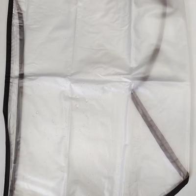 With Zipper Golf Bag Cover Waterproof Large Capacity Golf Bag Rain Coat Carrying Case PVC Clear Golf Bags Shield Court Supplies