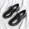 Spring Black Dress Men Leather Shoes Formal Casual Safety Shoes Men Driving Work Derby Shoes Work Business Casual Sneakers