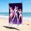 Custom Name Fantasy Heroes Stylish Digital Printing Beach Towel Quick‑Drying Absorbent Blanket for Beach Pool Gym Travel