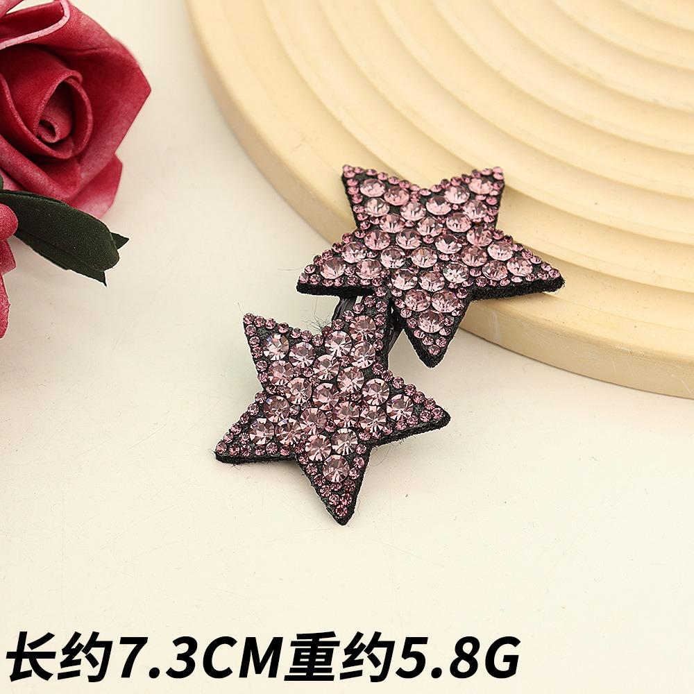 Cute Shiny Rhinestone Hairpins Women Girls Hair Clips Bobby Pin Barrettes Accessories Hairgrips Headdress Headwear Ornament
