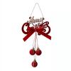 Christmas Flocking Decorations Window Hanging Accessories