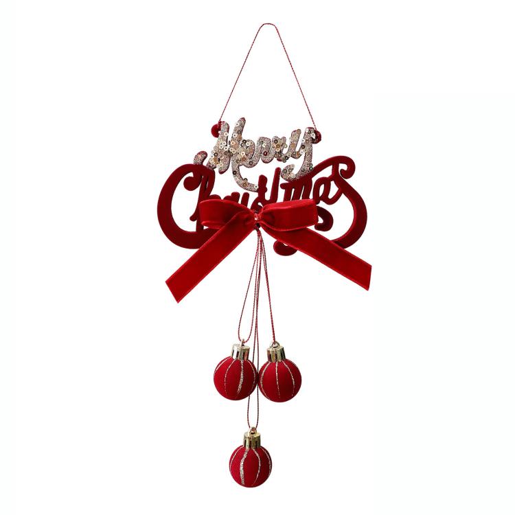 Christmas Flocking Decorations Window Hanging Accessories