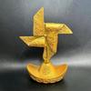 Good Luck Financial Accessories Feng Shui Brass Statues Wealth Windmills Transportation Gifts Cabinets Living Rooms