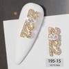 Ķīniešu Jaunais gads 3D nagu mākslas aksesuāri Rotaslietas Dekorācijas DIY Tiger Lucky naudas soma kristāla sarkans dārgakmens Rhinestone krelles