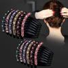 Temperament All-match Hair Accessories Korean Style Headwear Seven-tooth Comb Rhinestone Hair Comb