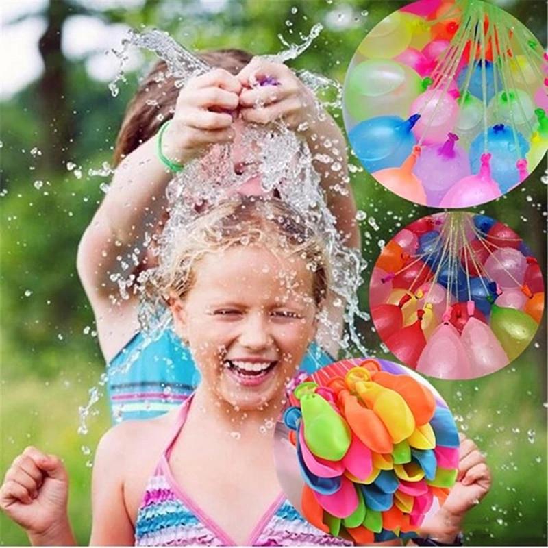 111pc/1set Fast Water Filling Balloon Summer Outdoor Water Bombs Pool Party Team Game Beach Splash Toys Festivals Party Decor