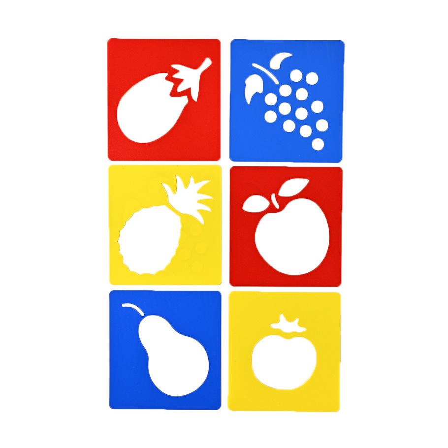 Children's Educational Painting Stencils: DIY Plastic Templates for Early Education