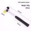 Rubber Handle Installation Hammer - Handmade DIY Double-Headed Rubber Mallet