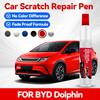 For BYD Dolphin 2021-2025 BNA1 Paint Repair Pen Touch Up Scratch Remover DIY Auto Accessories Black White Blue Gray Purple Pink