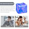1/4Pcs Flow Texture Stress Cube Toy Anxiety Relief Cube Squeeze Sensory Toy Slow Rebound Home Office Relaxation TPR Decompression Stress Ball