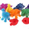 Counting Dinosaur Toy Double Sided Toys Fine Motor for Communication
