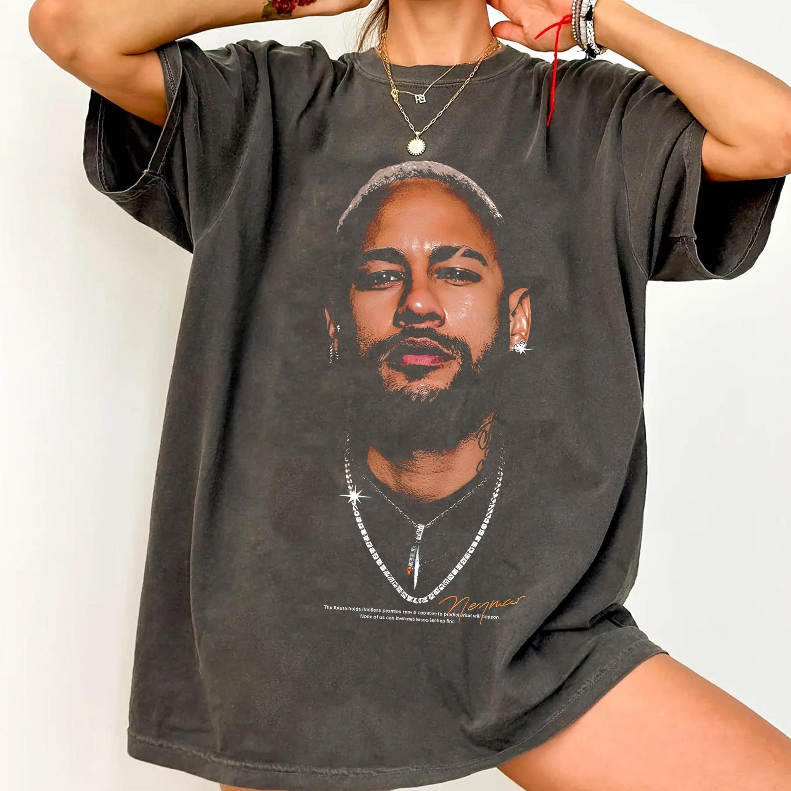 Comfort Colors Neymar T-Shirt | Football Vintage Soccer Tee | Retro Streetwear Graphic Unisex 2XL