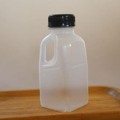 1 buc. Sticlă de apă transparentă pentru copii Sticlă de suc din plastic pentru băuturi cu lapte pentru animale de companie, cu capac, pentru camping, drumeții, băuturi