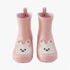 Fashion Rain Boot Girl Cute Cartoon Kids Water Boots Waterproof Non Slip Rubber Boots Child Casual Trendy Versatile Kid Shoes