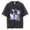 Rapper Lil Baby Wham World Tour Maglietta Lavata Vintage Uomo Donna Moda Casual Maglietta Retrò Hip Hop Magliette Oversize