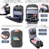 HAKUBA Camera Bag Plus Shell City Zip Backpack 15 G05 AZ Black Camera Backpack Business Bag Rear Access 2 Compartments Everyday Use AMZSP-CT5ZBP15B 49