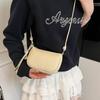 Fashion Simple Solid Color Shoulder Armpit Bag Ladies Pu Leather Crossbody Bags Casual Commuting Shoulder Bags
