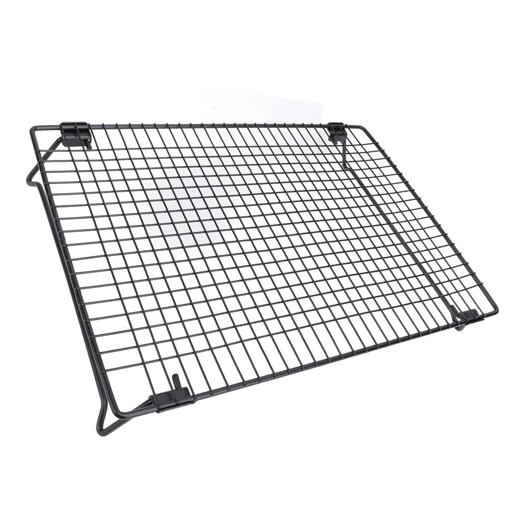 Folding Cooling Rack Carbon Steel Nonstick Quick Cooling Multifunctional Roasting Cooling Folding Rack for Cake Breads